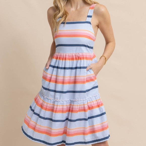 SOUTHERN TIDE WOMEN'S LINSEY SET SAIL STRIPE DRESS - Picture 12 of 12